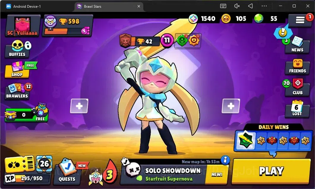 Brawl Stars Accounts Global | 598 Thropy|14 Brawler|2 Max Hypercharge(S image 1