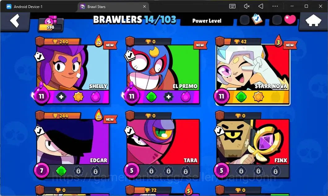 Brawl Stars Accounts Global | 598 Thropy|14 Brawler|2 Max Hypercharge(S image 4