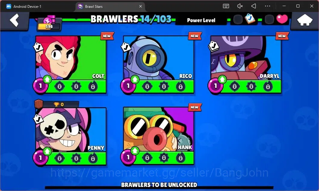 Brawl Stars Accounts Global | 598 Thropy|14 Brawler|2 Max Hypercharge(S image 6