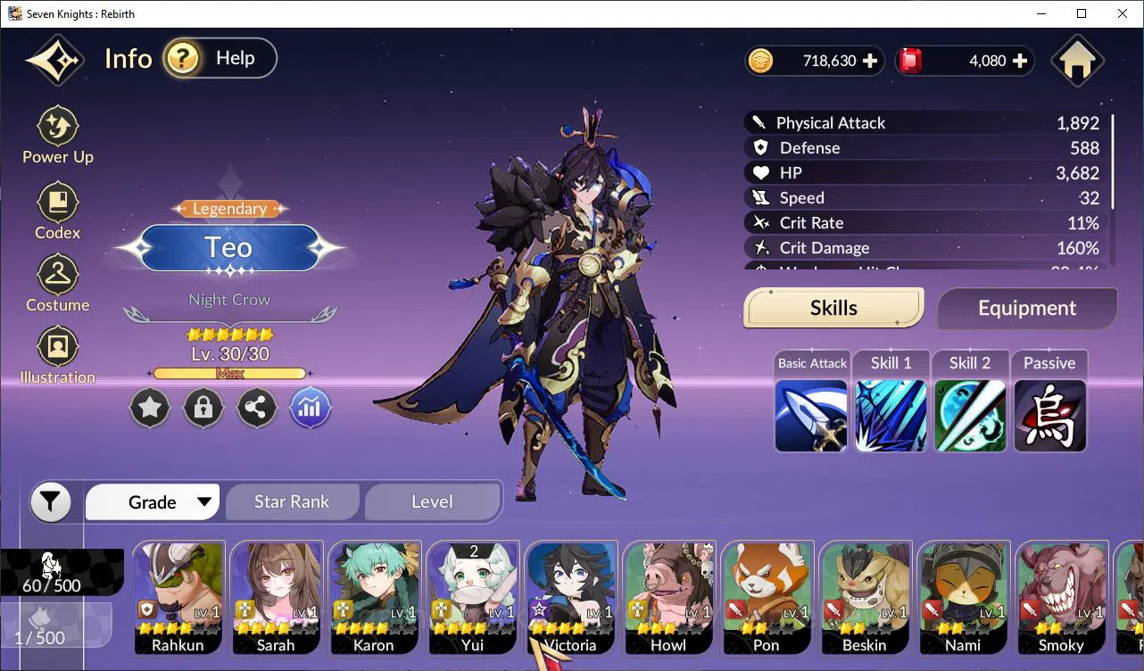 Seven Knights Re:Birth Accounts [Re:BIRTH] Global 4 Legendary+Ruby 4K (Teo*6,Ace*5 image 12
