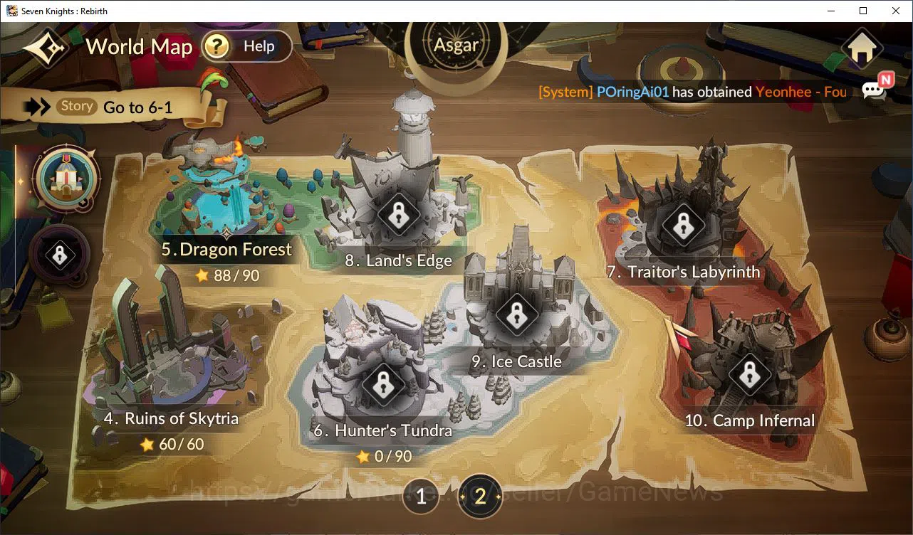 Seven Knights Re:Birth Accounts [Re:BIRTH] Global 4 Legendary+Ruby 4K (Teo*6,Ace*5 image 2