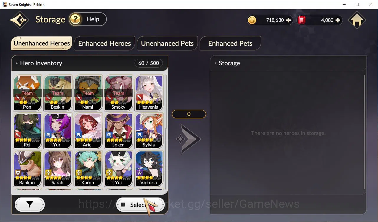 Seven Knights Re:Birth Accounts [Re:BIRTH] Global 4 Legendary+Ruby 4K (Teo*6,Ace*5 image 3