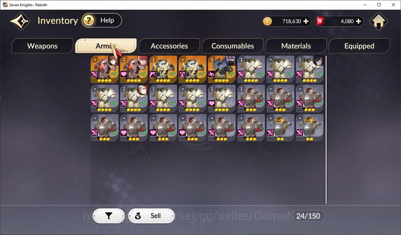 Seven Knights Re:Birth Accounts [Re:BIRTH] Global 4 Legendary+Ruby 4K (Teo*6,Ace*5 image 8