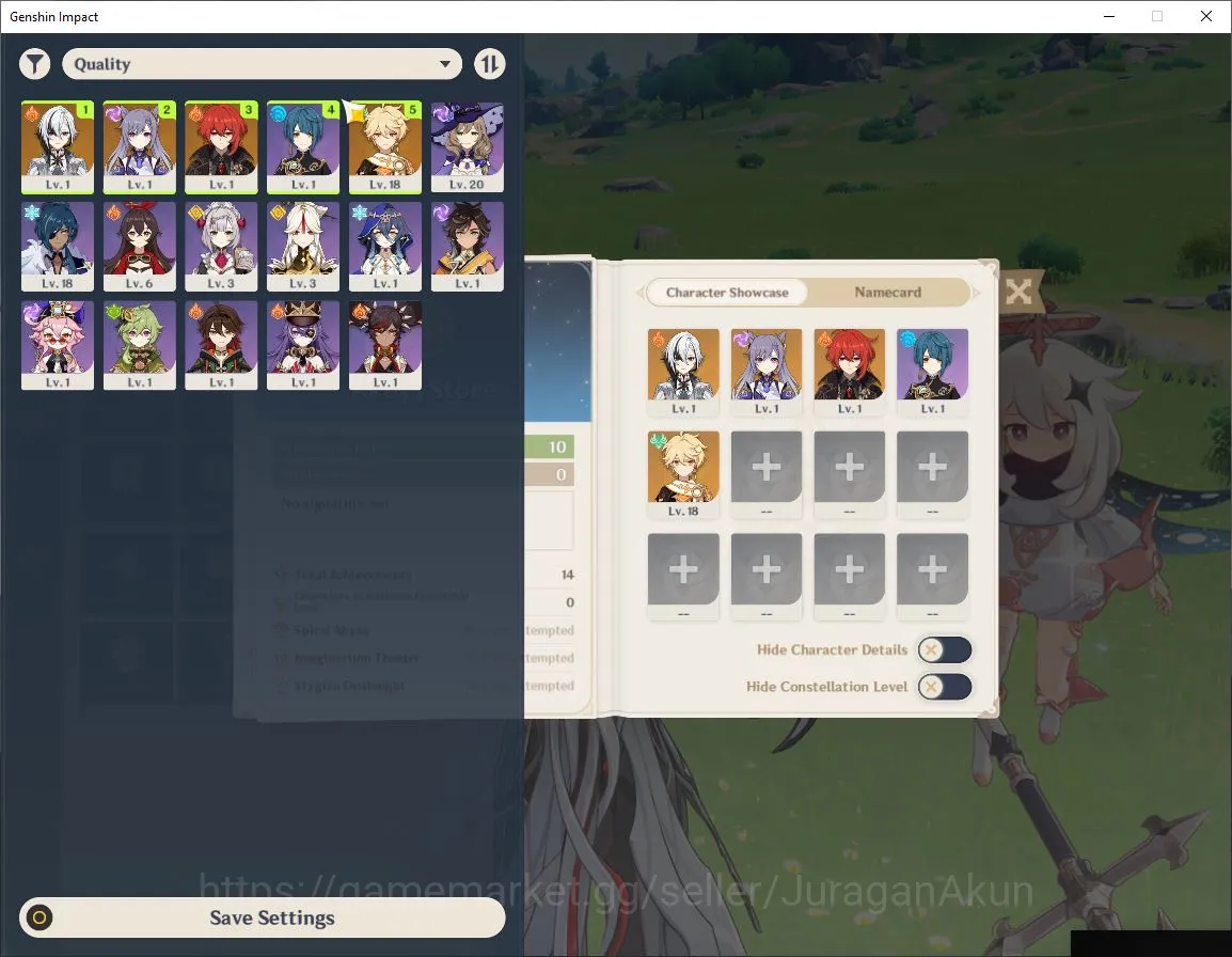 Genshin Impact Starter ASIA|AR 10|Fresh Starter|1 Limited [Arlecchino,Keq image 1