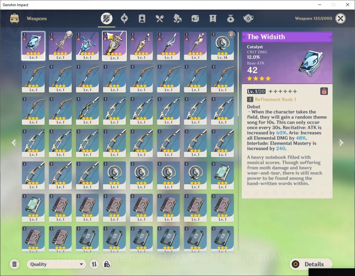 Genshin Impact Accounts Starter ASIA|AR 10|Fresh Starter|1 Limited [Arlecchino,Keqing,Diluc]|Low Explore Maps|MC Male|Take 4