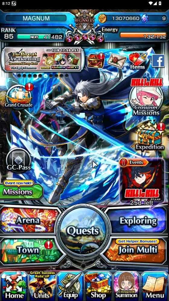 Grand Summoners End-Game Global|Rank 85|21 Ascend[RoyTW,Samurai RimuruTW,DL image 1