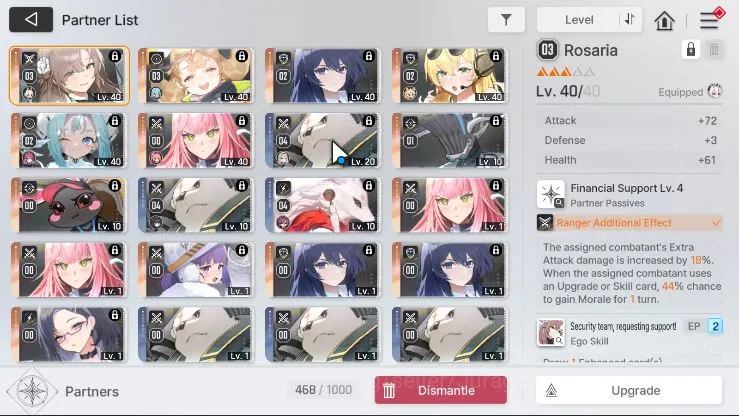 Chaos Zero Nightmare Accounts GLOBAL Lv41| 6 SSR (VeronicaM2,RinM1,KayronM1,MeiLin,Magna,Haru) + 10 SR (MikaM6,BerylM5,etc 3