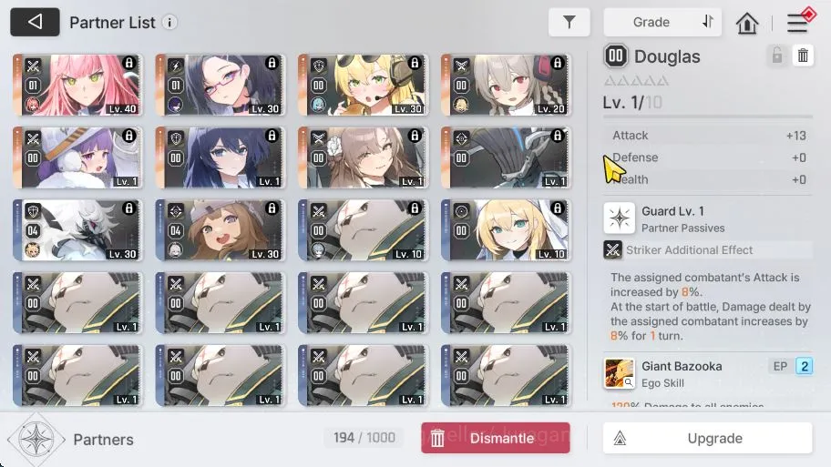 Chaos Zero Nightmare Accounts Global Lv 32|5 SSR (Chizuru,Mei Lin,Magna,Orlea,Renoa)+6 4