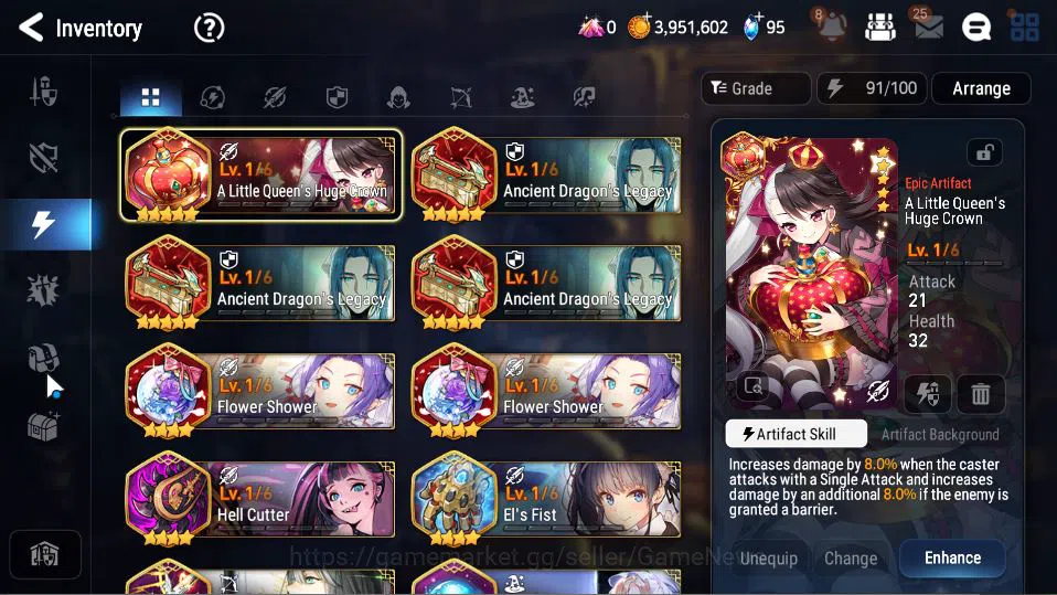 Epic Seven Accounts GLOBAL Unverif|New Era|3 ML(LOT Scales,SB Araminth image 8