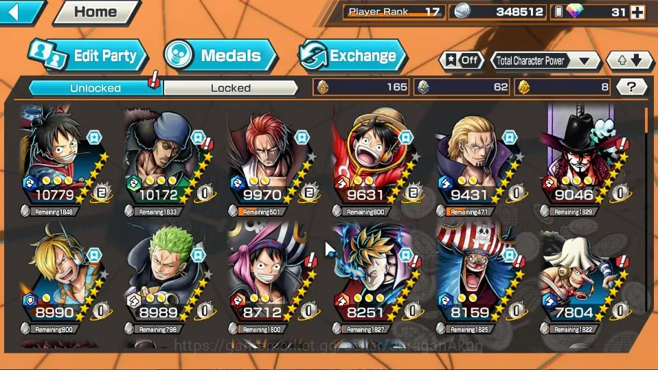 One Piece Bounty Rush Accounts Starter Global|4 META EX|Olin the Oiran,Sakazuki,Okuchi no Makami Yamato,Four Emperor 3