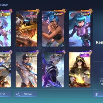 Mobile Legends: Bang Bang Accounts Collector Global|Skin 312|Renowned II|KOF Karina+Aurora,Collector Natalia,STAR ANUAL
