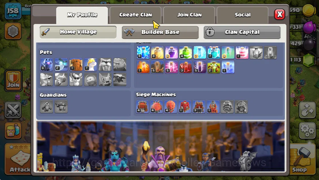 Clash of Clans Accounts TH 14-BH 7|LV 158|HH 8|BK 64,AQ 74,GW 49,MP 41,RC  image 3
