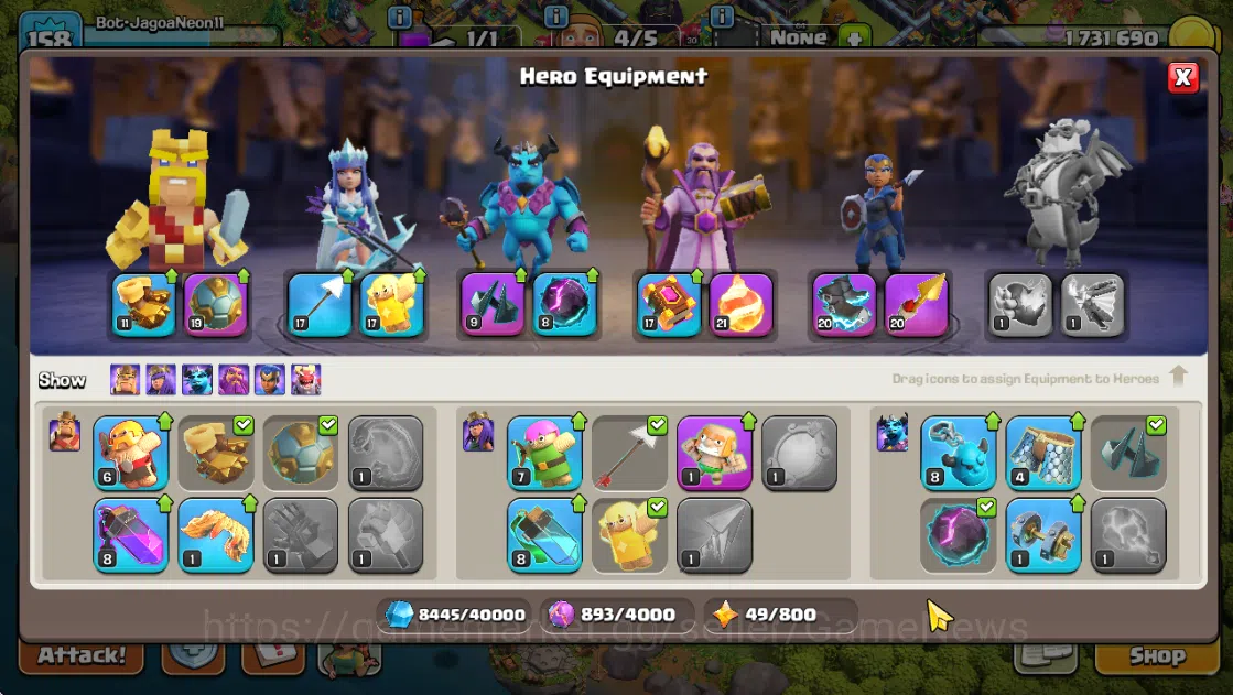 Clash of Clans Accounts TH 14-BH 7|LV 158|HH 8|BK 64,AQ 74,GW 49,MP 41,RC  image 5