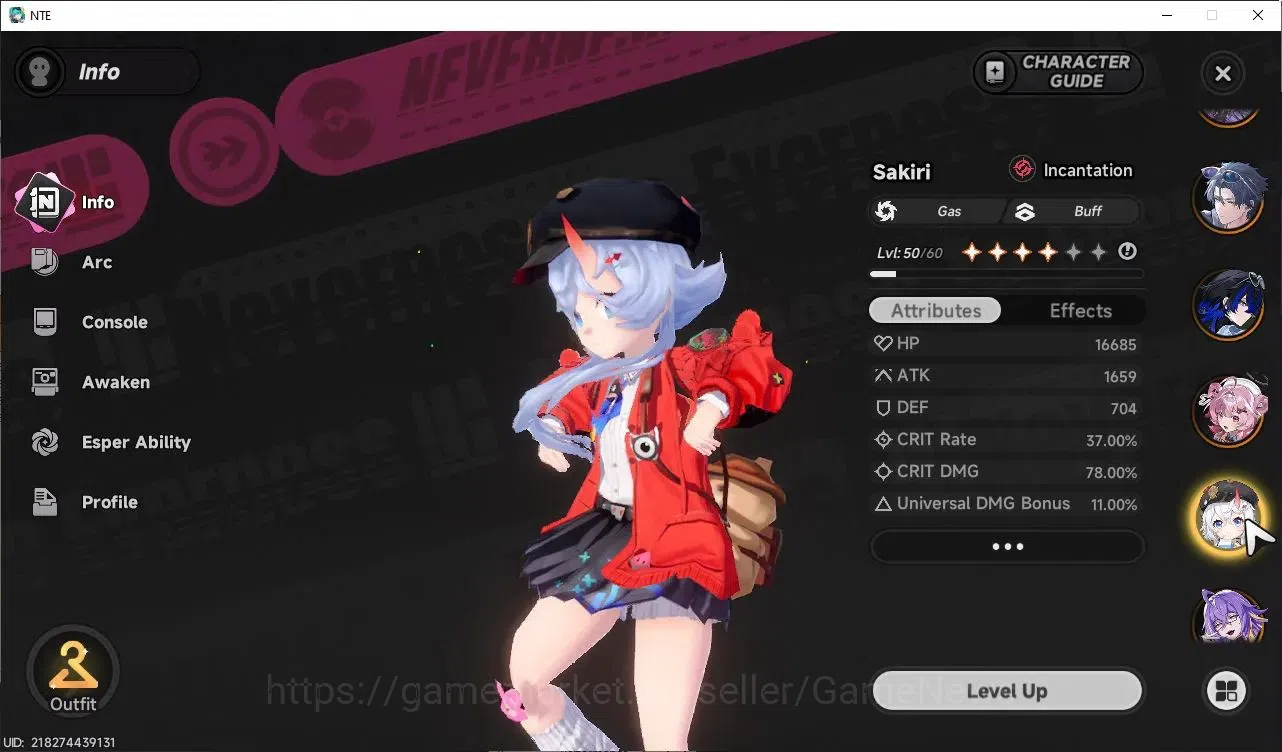Neverness to Everness Accounts GLOBAL ASIA|HL 49|TL 34|4 Limited S-Class|[(Lacrimosa 9