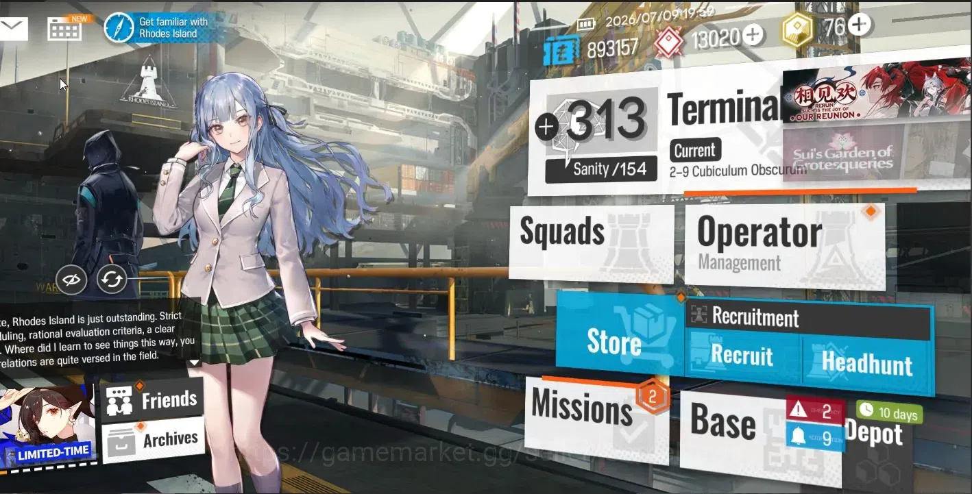 Arknights Accounts High-End Lv 24|76 OP|+4 Skin|13k Oru +Collab Ave Mujicca,Rainbow 6|2 1
