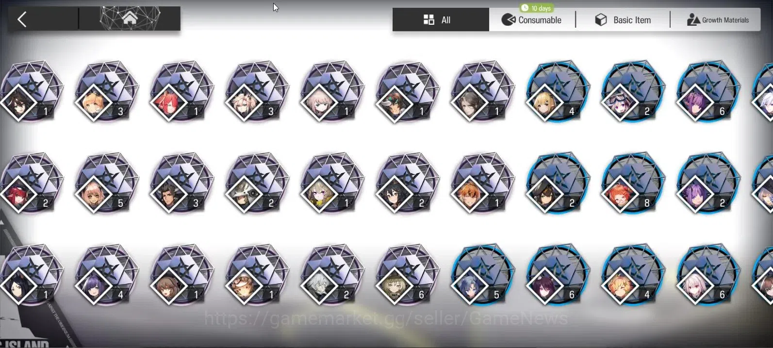 Arknights Accounts High-End Lv 24|76 OP|+4 Skin|13k Oru +Collab Ave Mujicca,Rainbow 6|2 12