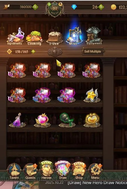 The Seven Deadly Sins: Grand Cross Accounts Midgame Asia|2,4M CC|5 UR +Colabs Blessing (Skuld,King Diane,Sabunak 2/6,Chaos 10
