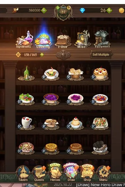 The Seven Deadly Sins: Grand Cross Accounts Midgame Asia|2,4M CC|5 UR +Colabs Blessing (Skuld,King Diane,Sabunak 2/6,Chaos 8