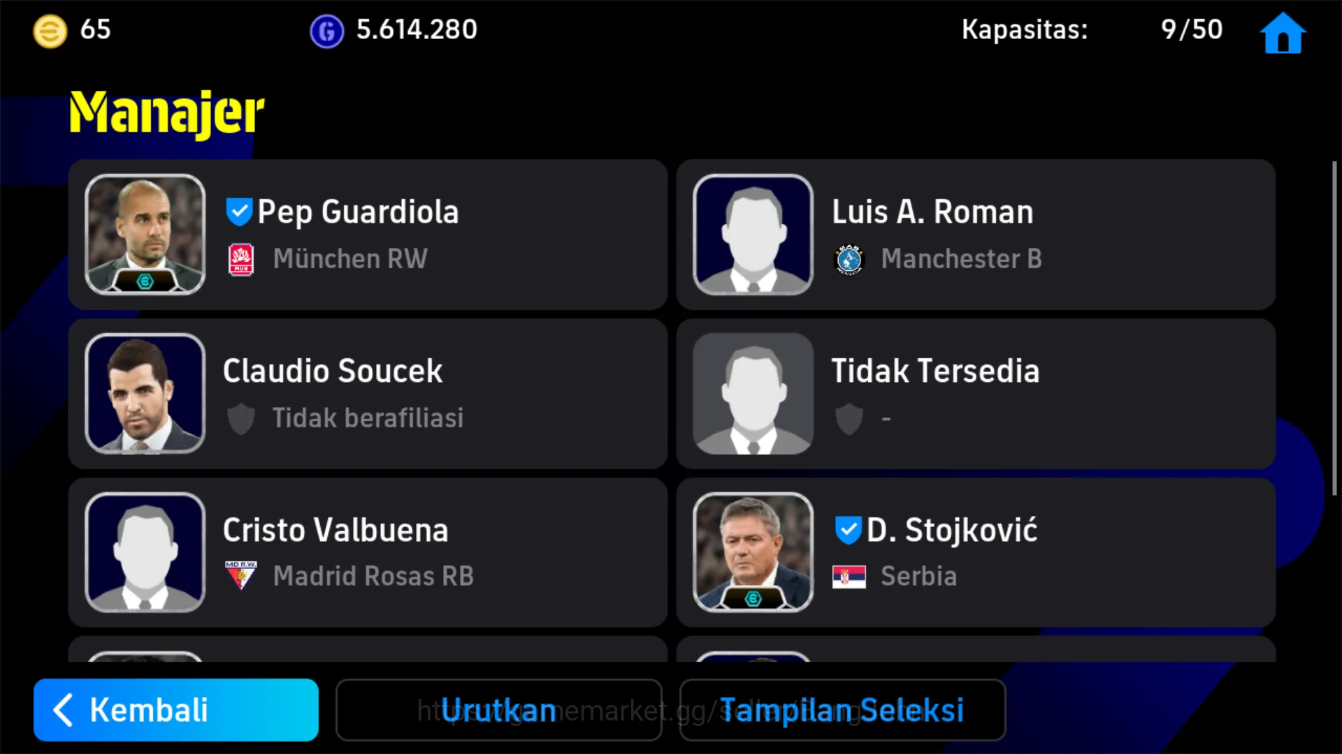 eFootball Accounts power 3208 | kylian mbappe | david villa | alessan image 18