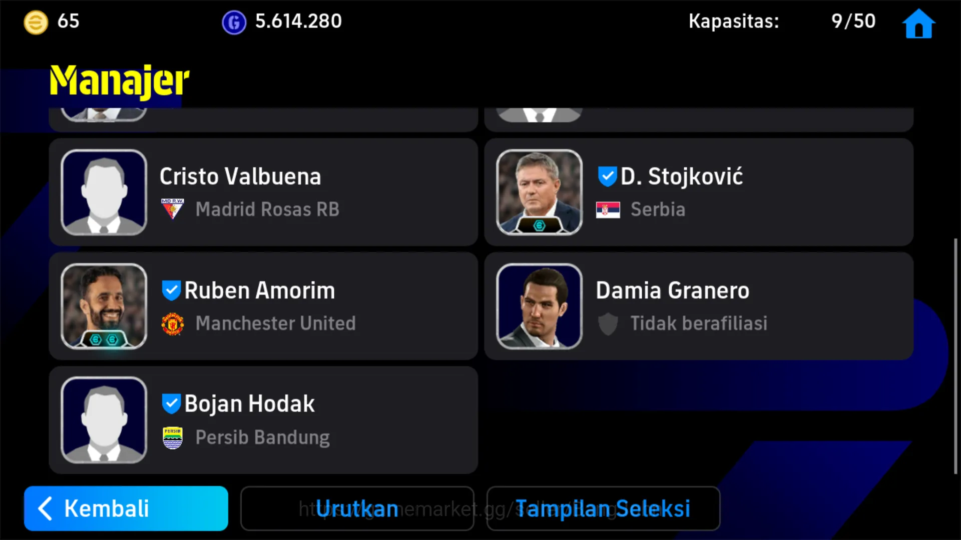 eFootball Accounts power 3208 | kylian mbappe | david villa | alessan image 19