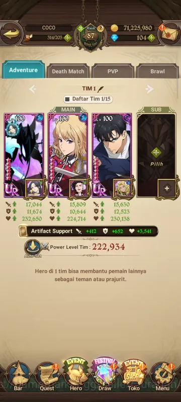The Seven Deadly Sins: Grand Cross Accounts Midgame Asia |3,6M CC|1LR + 7UR + Full Collab Solev 3
