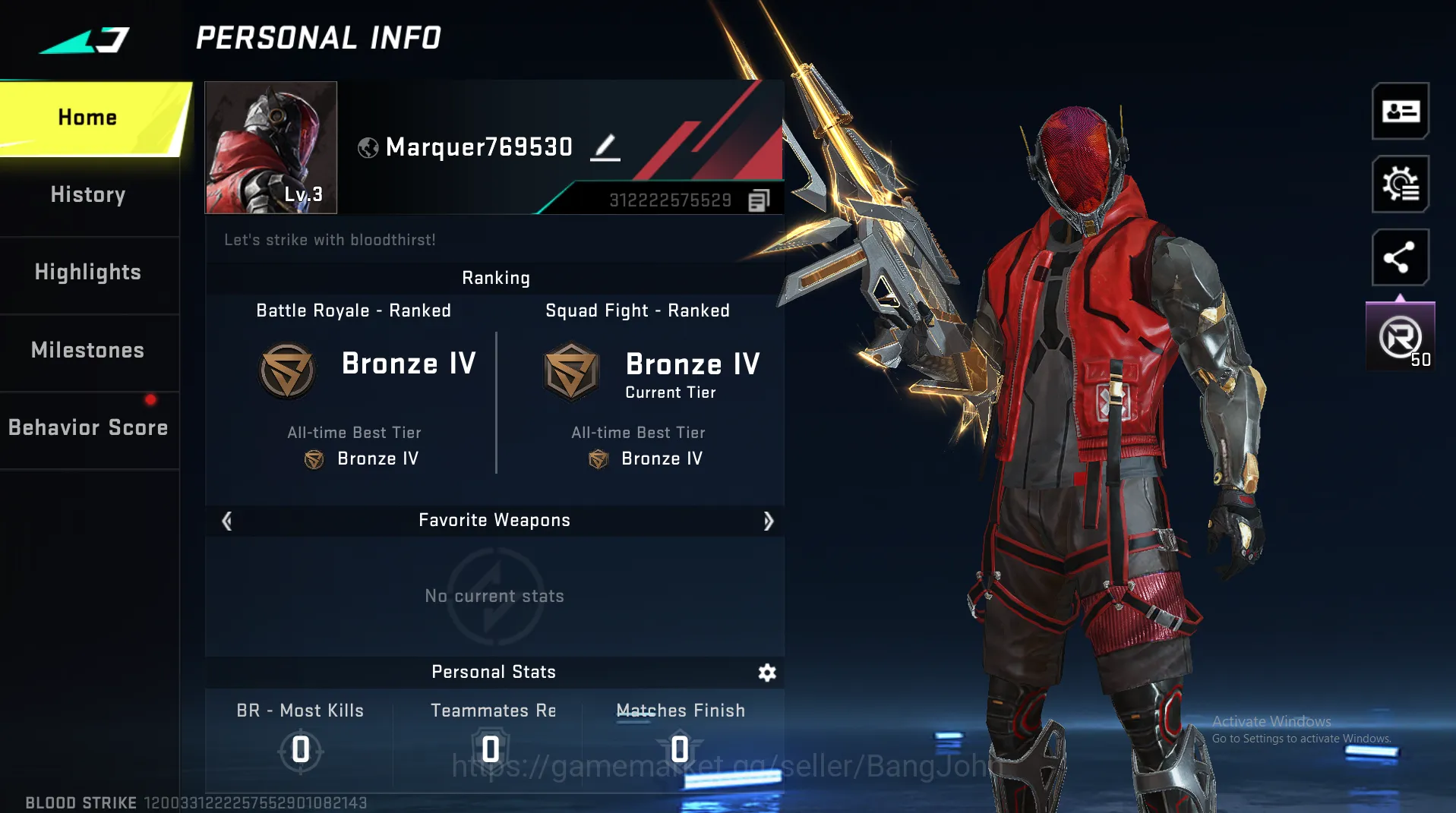UMP Ultra | Change Name | BS178B Blood Strike Others UMP Ultra | Change Name | BS178B image 1