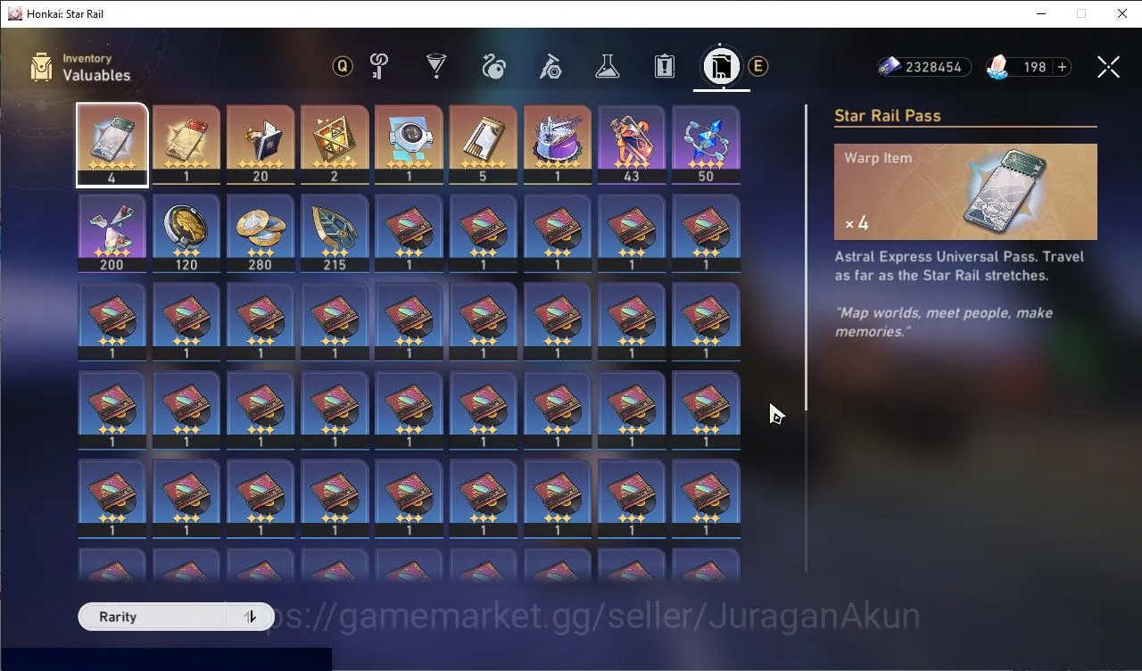 Honkai Star Rail Accounts Mid Game ASIA|TL63|6 Limits[Acheron+Sign,The Herta,Phainon,Aventurine,Dr Ratio,Ruan 4