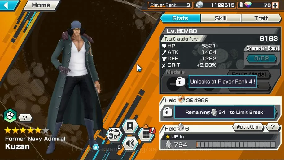 One Piece Bounty Rush Accounts Mid-Tier Global|4 META EX|Roronoa Zoro,S Snake,Linlin,Roger,Etc |Rank 3|Log Bandai|Check