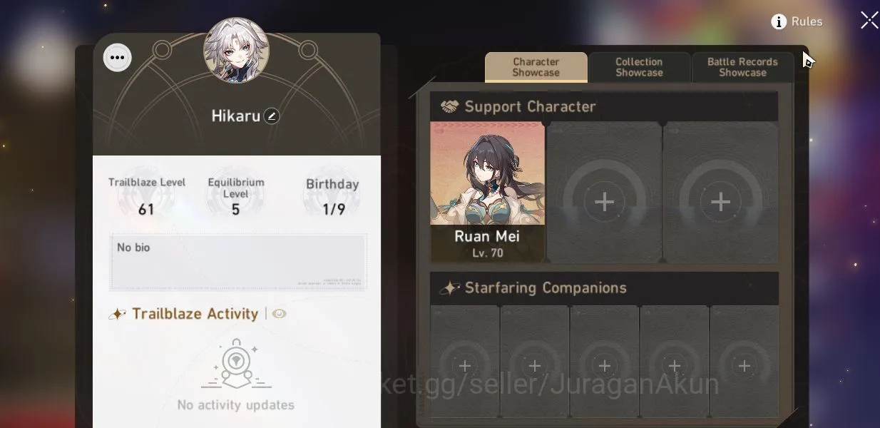 Honkai Star Rail Mid Game ASIA|TL61|6 Limited [Ruan MeiE1,Feixiao,Sunday,Arc image 1