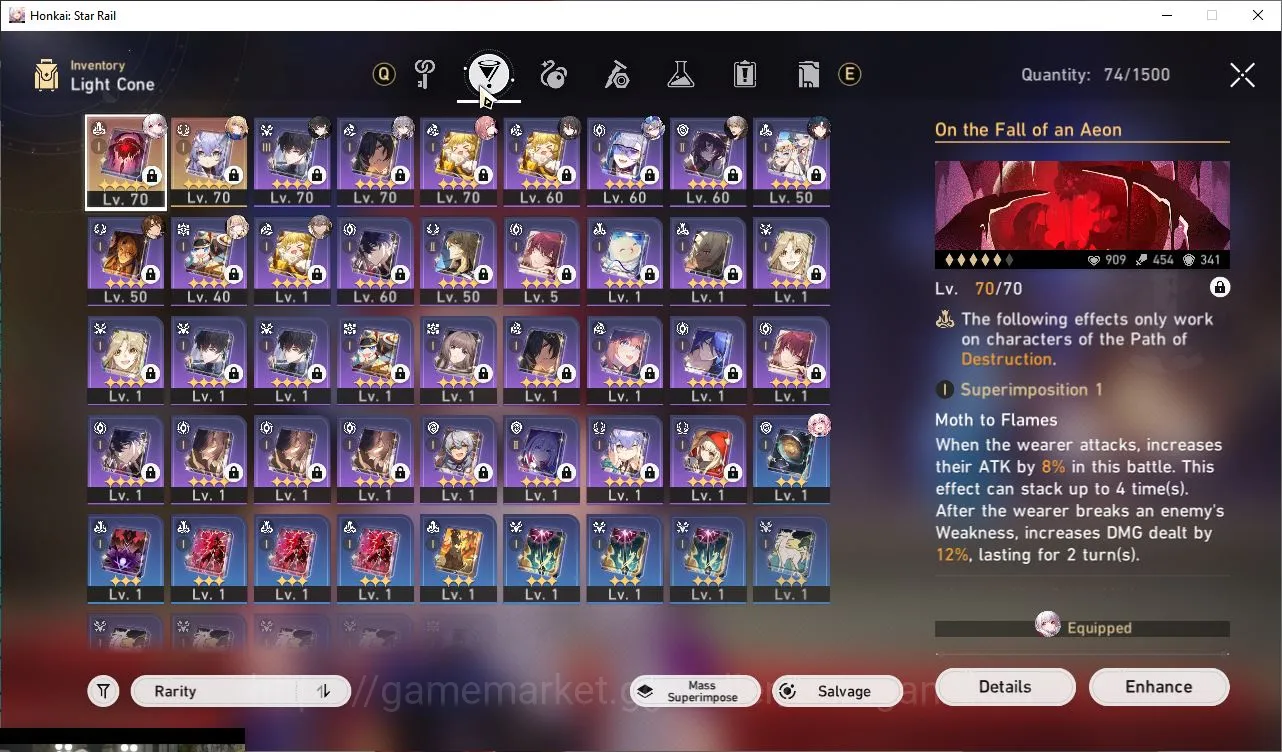 Honkai Star Rail Accounts Mid Game ASIA|TL61|6 Limited [Ruan MeiE1,Feixiao,Sunday,Archer,Silver Wolf,Etc]|Amphoreus|Take 2