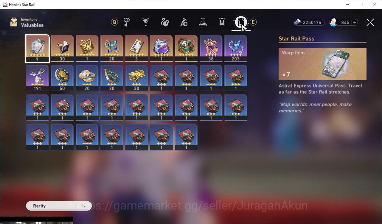 Honkai Star Rail Accounts Mid Game ASIA|TL61|6 Limited [Ruan MeiE1,Feixiao,Sunday,Archer,Silver Wolf,Etc]|Amphoreus|Take 4