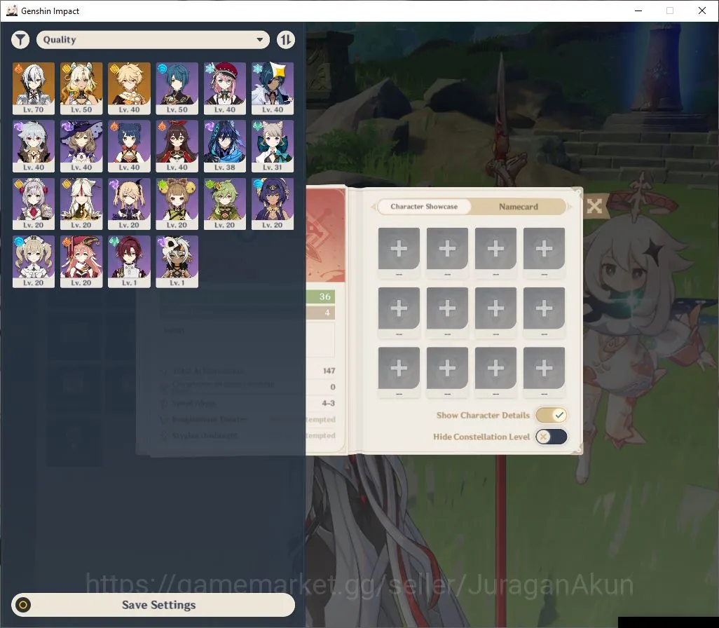 Genshin Impact Mid Game ASIA| AR 36 | 2 Limited+2 [5 Star Weapon]| Arlecch image 1