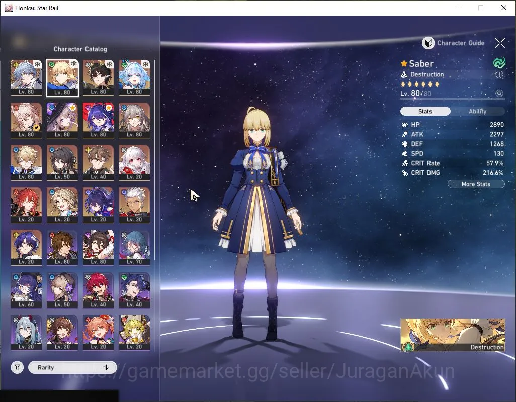 Honkai Star Rail Accounts Mid Game Asia|TL 66|10 Limited |SaberE1+Sign,Acheron+Sign,The Herta+Sign,Cerydra,ETC|Amphoreus|MC 2