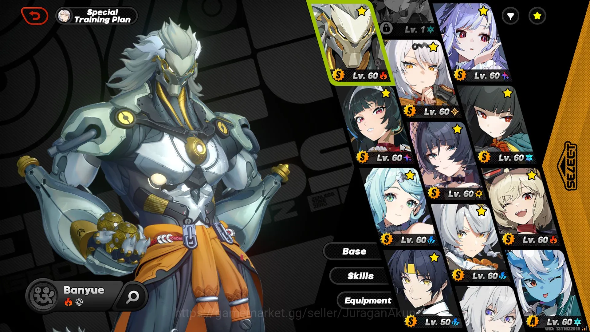 Zenless Zone Zero Accounts Mid-Game Asia IK 58|11 Limited[Banyue,Yixuan,vivian Skin+Sign,Astra 2