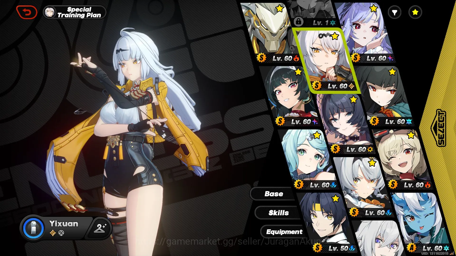 Zenless Zone Zero Accounts Mid-Game Asia IK 58|11 Limited[Banyue,Yixuan,vivian Skin+Sign,Astra 3
