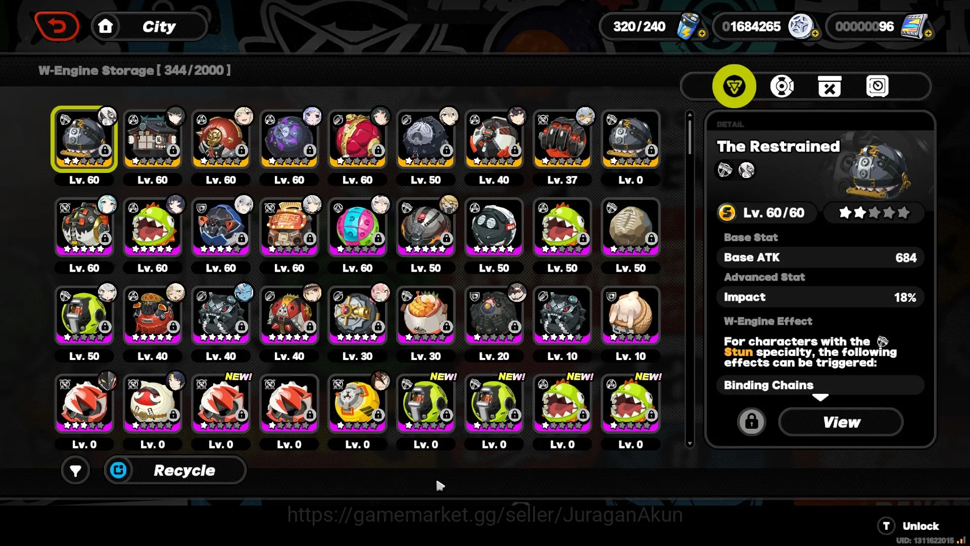 Zenless Zone Zero Accounts Mid-Game Asia IK 58|11 Limited[Banyue,Yixuan,vivian Skin+Sign,Astra 4