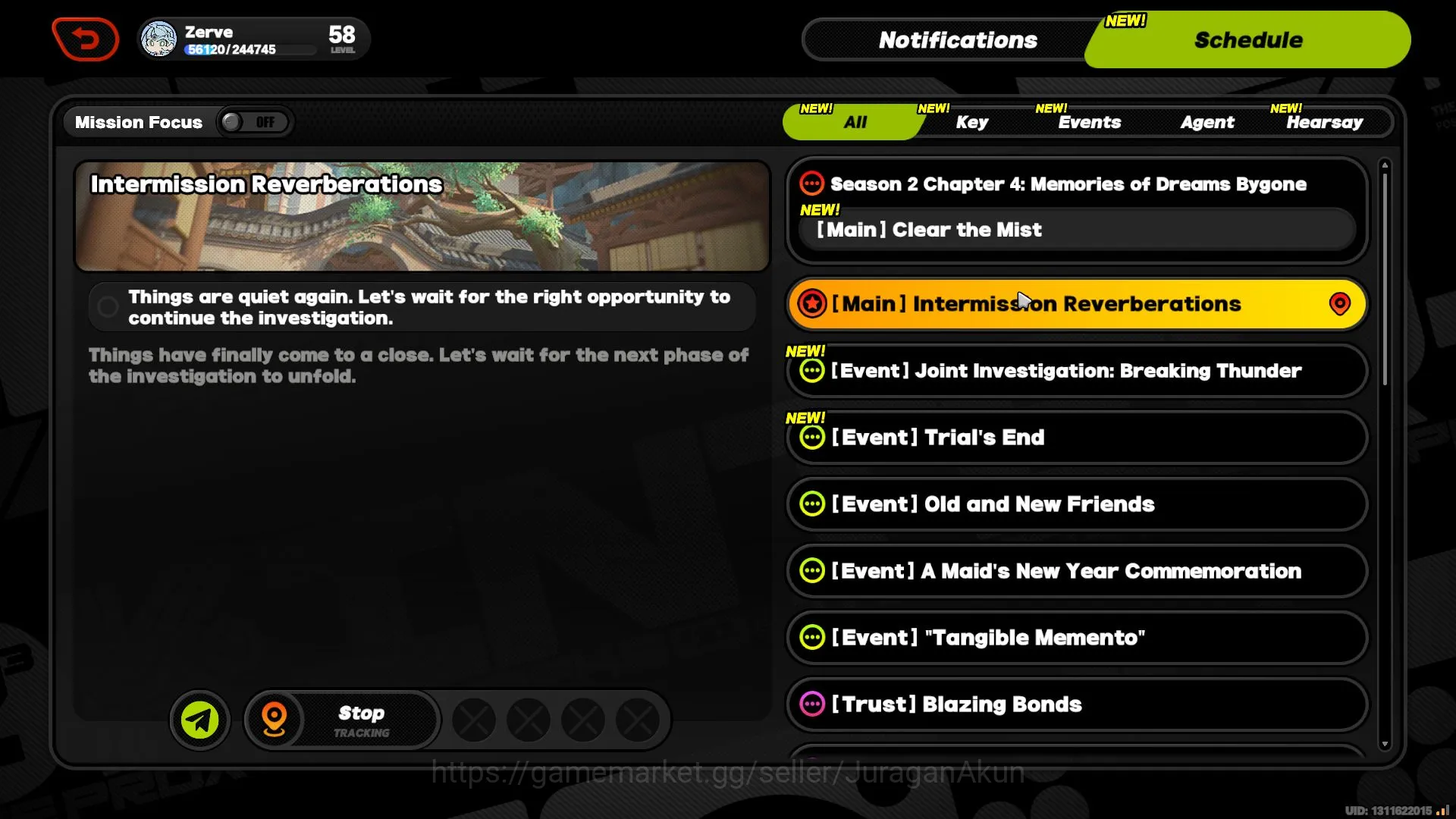 Zenless Zone Zero Accounts Mid-Game Asia IK 58|11 Limited[Banyue,Yixuan,vivian Skin+Sign,Astra 5