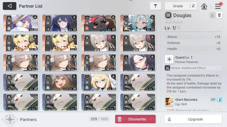 Chaos Zero Nightmare Accounts Global|Lv21|4 SSR(Haru,Mei Lin,Orlea,Renoa) +9SR (MikaM6,BerlyM5,ReiM3,MaribellM1,Etc) +12 SR 2
