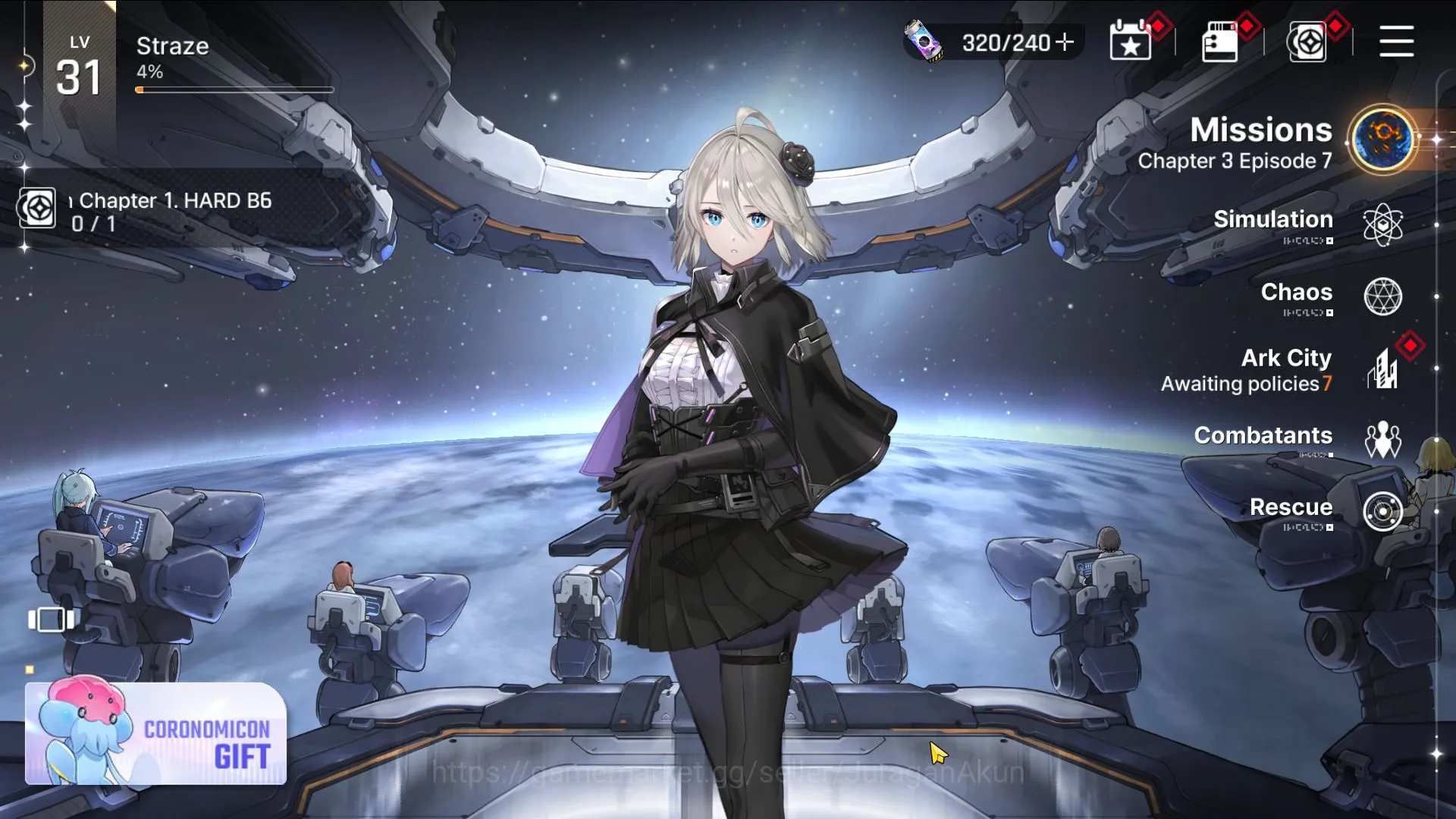 Chaos Zero Nightmare Accounts GLOBAL Lv31|6 SSR(VeronicaM1,Rin,Khalipe,Haru,Renoa,Magna)11SR(MikaM2,BerylM6,LucasM1)22SR
