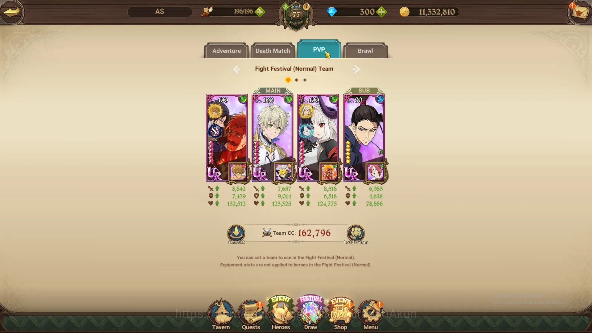 The Seven Deadly Sins: Grand Cross Accounts Midgame ASIA| 2,8M CC | 2 LR + 8 UR 4