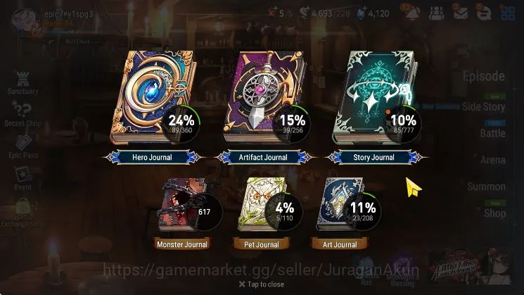 Epic Seven Accounts Starter Global Unverif|Best Stater|Low Progress|5 ML(Harsetti,EW 3
