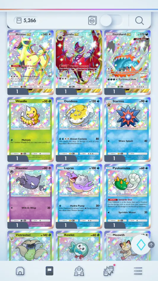 Pokémon TCG Pocket Accounts EN| 5k+ Card| 110+ EX| 2 Crown (PokeBall,QuickGE)  image 2