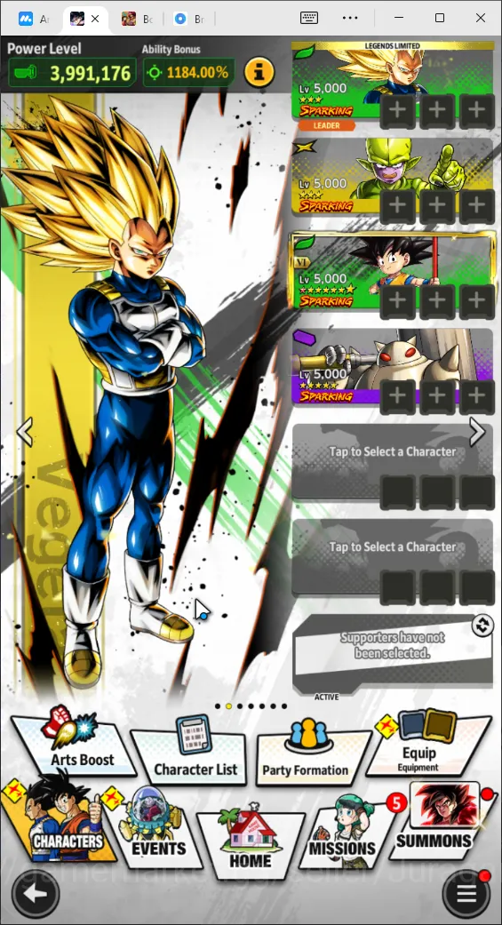 Dragon Ball Legends Accounts High-End 111M Total Power|LV155|4 UL+ 18 LL|Super Full Power Saiyan 4 Goku,Super Gogeta,Super 4