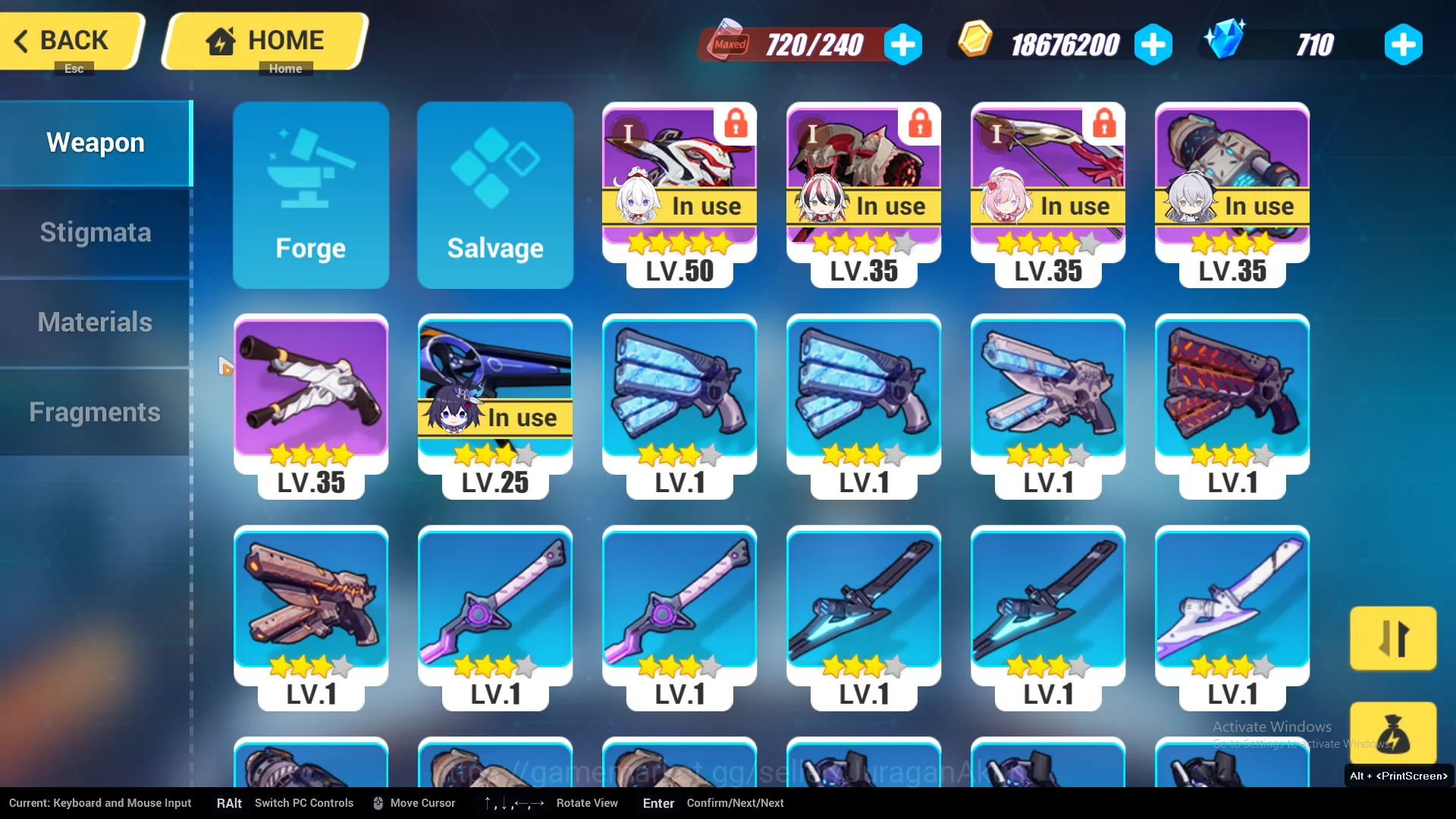 Honkai Impact 3rd Accounts Mid-Game SEA Lv53| 3 Fullset (Ba-Dum+Cosu, Coralie Dragon, Elysia HiLoveElf 3
