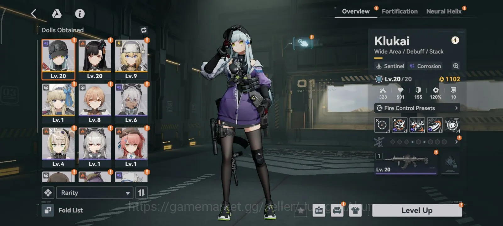 Girls' Frontline 2: Exilium Accounts GlobalDarkwinter| Starter Klukai,Qiongjiu,Mosin,Vepley|Gems 7275|CN on|Take Email| Log 4