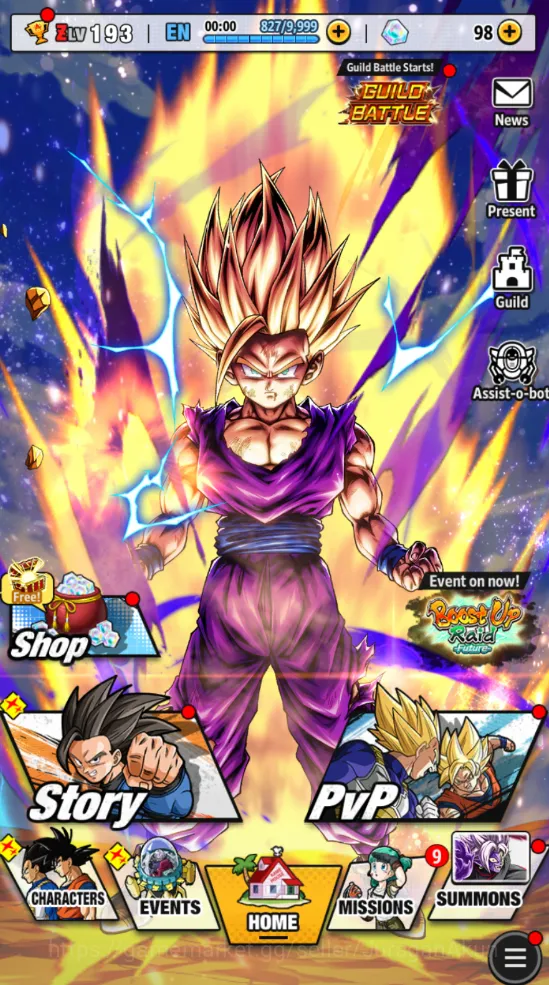 50M Total Power|LV 193|4 UL+ 21 LL| SS2 Gohan, SS Goku, SS Rose Goku, Vegeta, and ETC |Android| Check SS (DBL794) Dragon Ball Legends Mid-Tier 50M Total Power|LV 193|4 UL+ 21 LL| SS2 Gohan, SS image 1