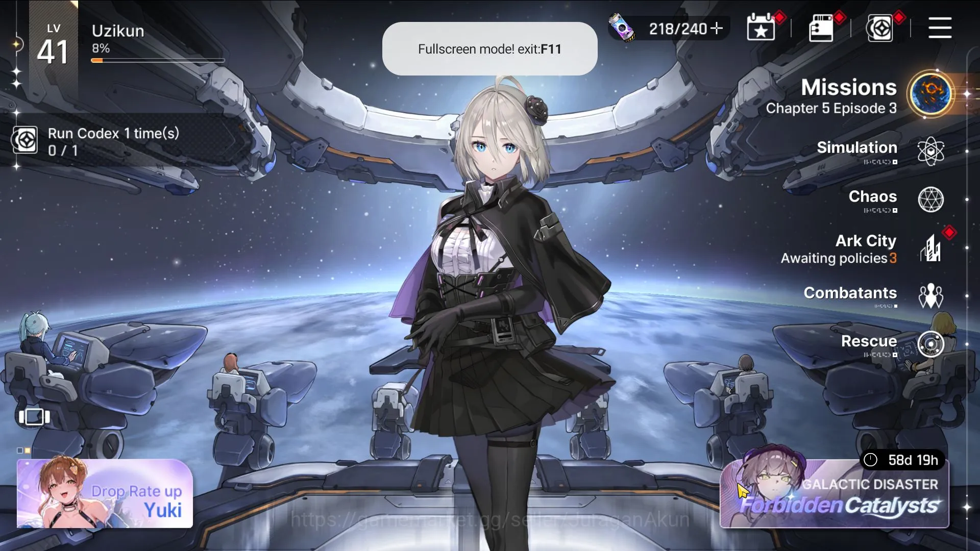 Chaos Zero Nightmare Accounts GLOBAL Lv 41|8 SSR (Mei M1,Veronica,Haru,Renoa,Hugo