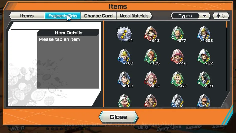 One Piece Bounty Rush Accounts Mid-Tier Global|5 META EX|Luffy Four Emperor,Kaido Onigashima,Sabo Flame Emperor, Oden Daimyo 5