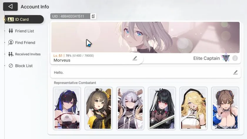 Chaos Zero Nightmare Accounts GLOBAL|Lv 51|12 SSR [SerenielM1,HugoM1,KhalipeM1,M image 2