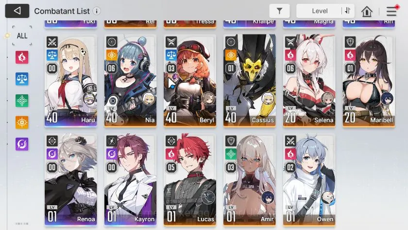 Chaos Zero Nightmare Accounts GLOBAL|Lv 51|12 SSR [SerenielM1,HugoM1,KhalipeM1,M image 5